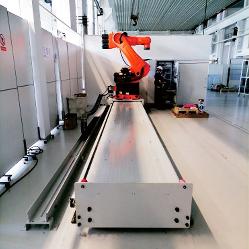 防踩踏式机器人地轨